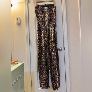 Forever 21 Leopard Print Jumpsuit